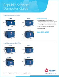 Inglewood, CA Dumpster Size Guide