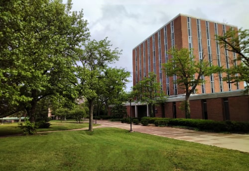 Clean university campus