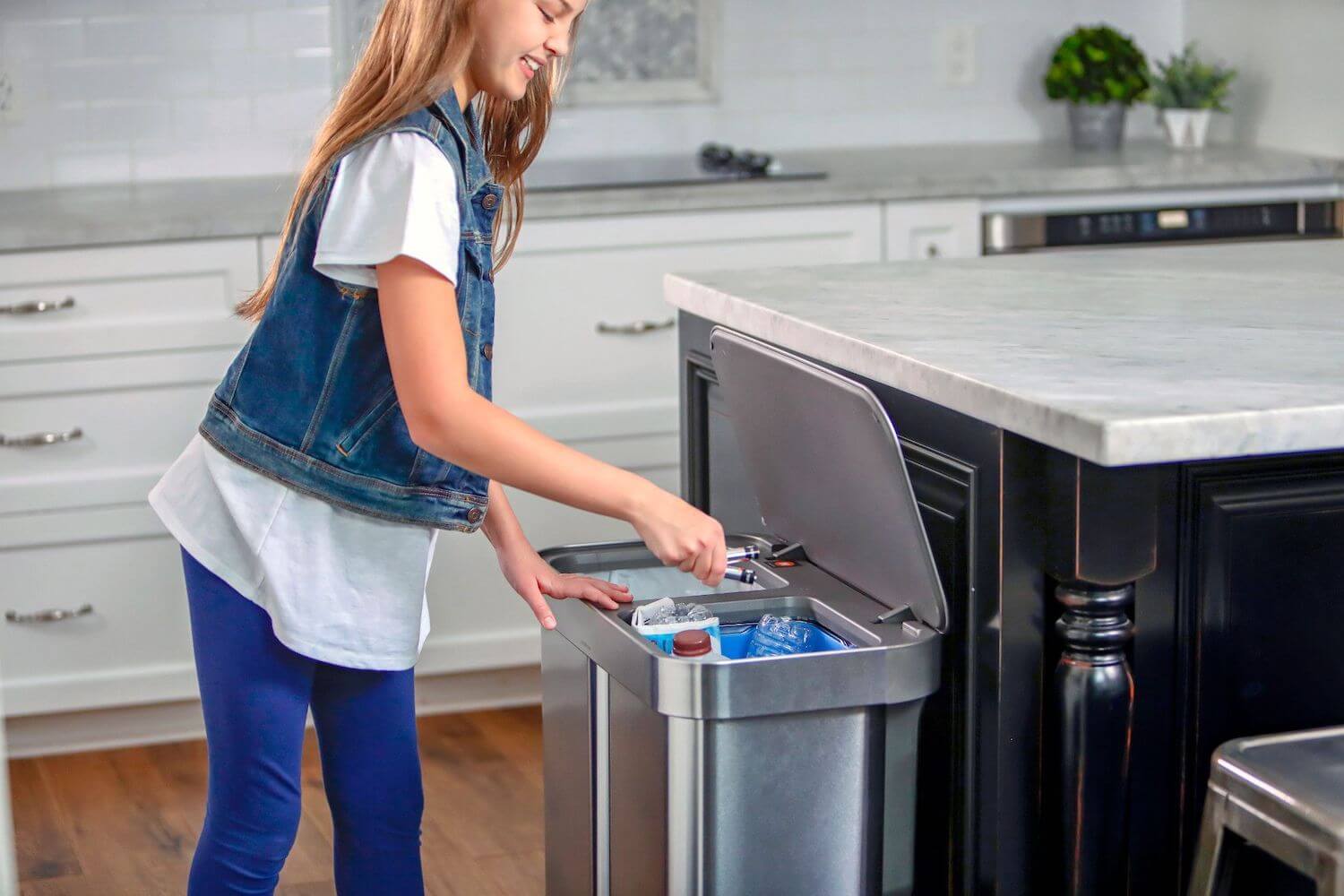 female recycling 