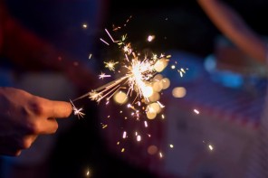 Person-Holding-Sparkler