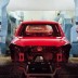 car in a paint shop 